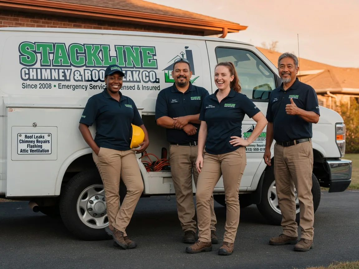 Chimney flashing repair company in Wilson, OK